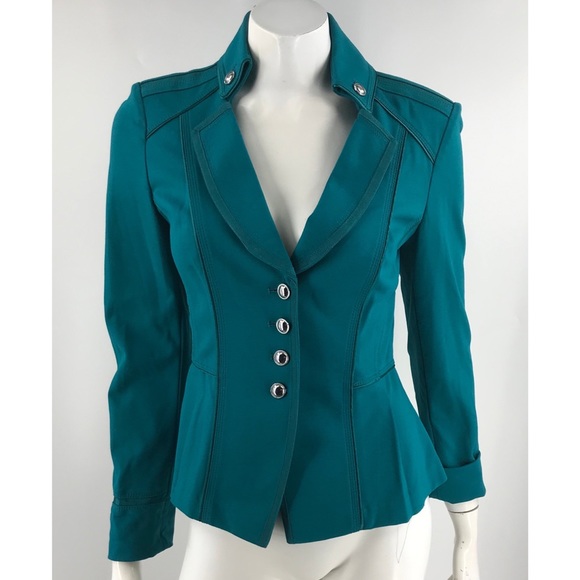 White House Black Market Jackets & Blazers - WHBM Blue Button Down Jacket NWT